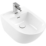 Villeroy & Boch Subway 3.0 Биде 37,5х56х27 см, 1 отв., подвесное, цвет: альпийский белый 44700001