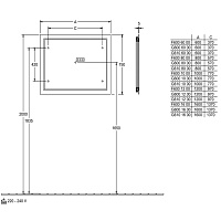Villeroy & Boch Finion Зеркало 100х75х45 см, с подсветкой, цвет: белый F6001000