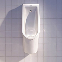 Duravit Starck 3 Писсуар подвесной со скрытым подводом воды, цвет: белый 0826250000