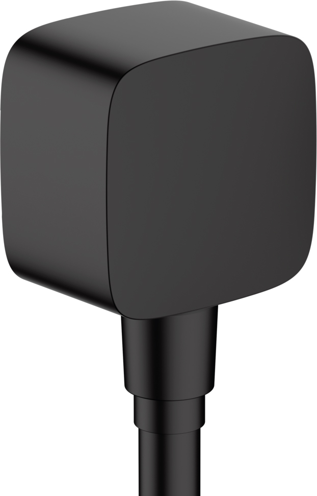 Hansgrohe FixFit Шланговое подключение с клапаном обратного тока, цвет: матовый черный 26457670