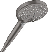 Hansgrohe Raindance Select S Ручной душ 3 вида струи, цвет: шлифованный черный хром 26530340