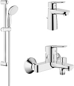 Grohe BauEdge Душевой комплект, лейка 10 см, латунь, шланг 175 см, цвет: хром 122271