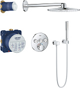 Grohe Grohtherm SmartControl Душевой комплект, душ 31 см, шланг 150 см, цвет: хром 34705000