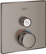 Grohe Grohtherm SmartControl Смеситель для душа, 15,8х4,3хh15,8 см, цвет: темный хром 29123AL0