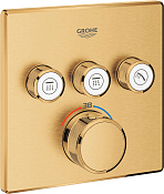 Grohe Grohtherm SmartControl Смеситель для душа, 15,8х4,3хh15,8 см, цвет: золото 29126GN0