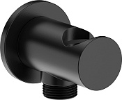 Duravit Universal Шланговое подключение, 5х6,5хh5 см, латунь, 1/2, цвет: черный UV0630007046