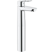 Grohe BauLoop Смеситель для накладной раковины, без донного клапана, цвет: хром 23764000