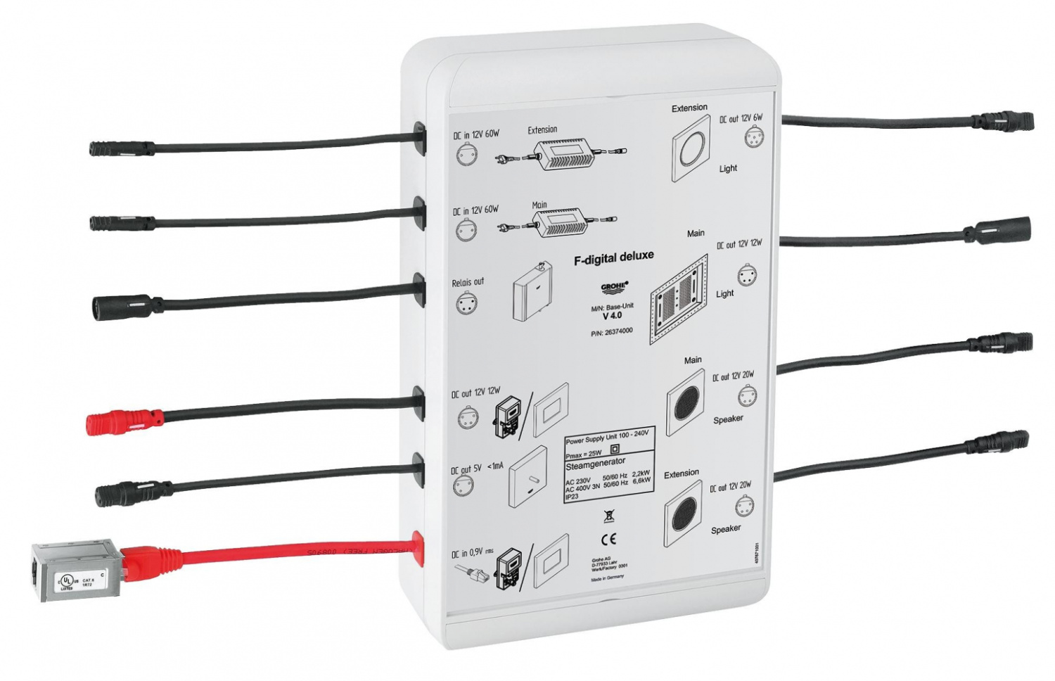 Grohe F-digital Deluxe Базовый блок 4.0 Bluetooth 26374000