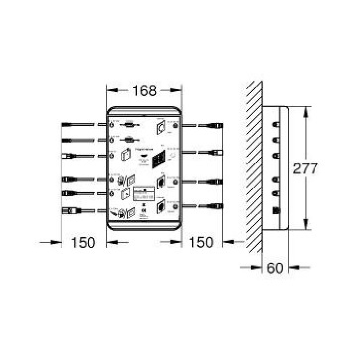 Grohe F-digital Deluxe Базовый блок 4.0 Bluetooth 26374000