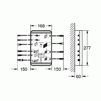 Grohe F-digital Deluxe Базовый блок 4.0 Bluetooth 26374000