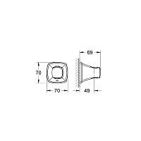 Grohe Grandera Настенный держатель для душа 27969DA0