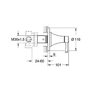 Grohe Grandera Переключатель на 5 положений 19942EN0