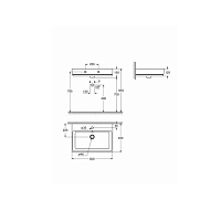 Grohe Cube Раковина 60 см, подвесная, 1 отв., цвет: белый 3947300H