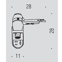 Colombo Design Hotel Collection Фен настенный с держателем 1300W, цвет: black B9994.NE