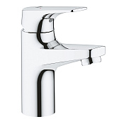 Grohe BauFlow Смеситель для раковины, гладкий корпус, S-Size, цвет: хром 23752000