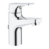 Grohe BauFlow Смеситель для раковины, со сливным гарнитуром, S-Size, цвет: хром 23751000