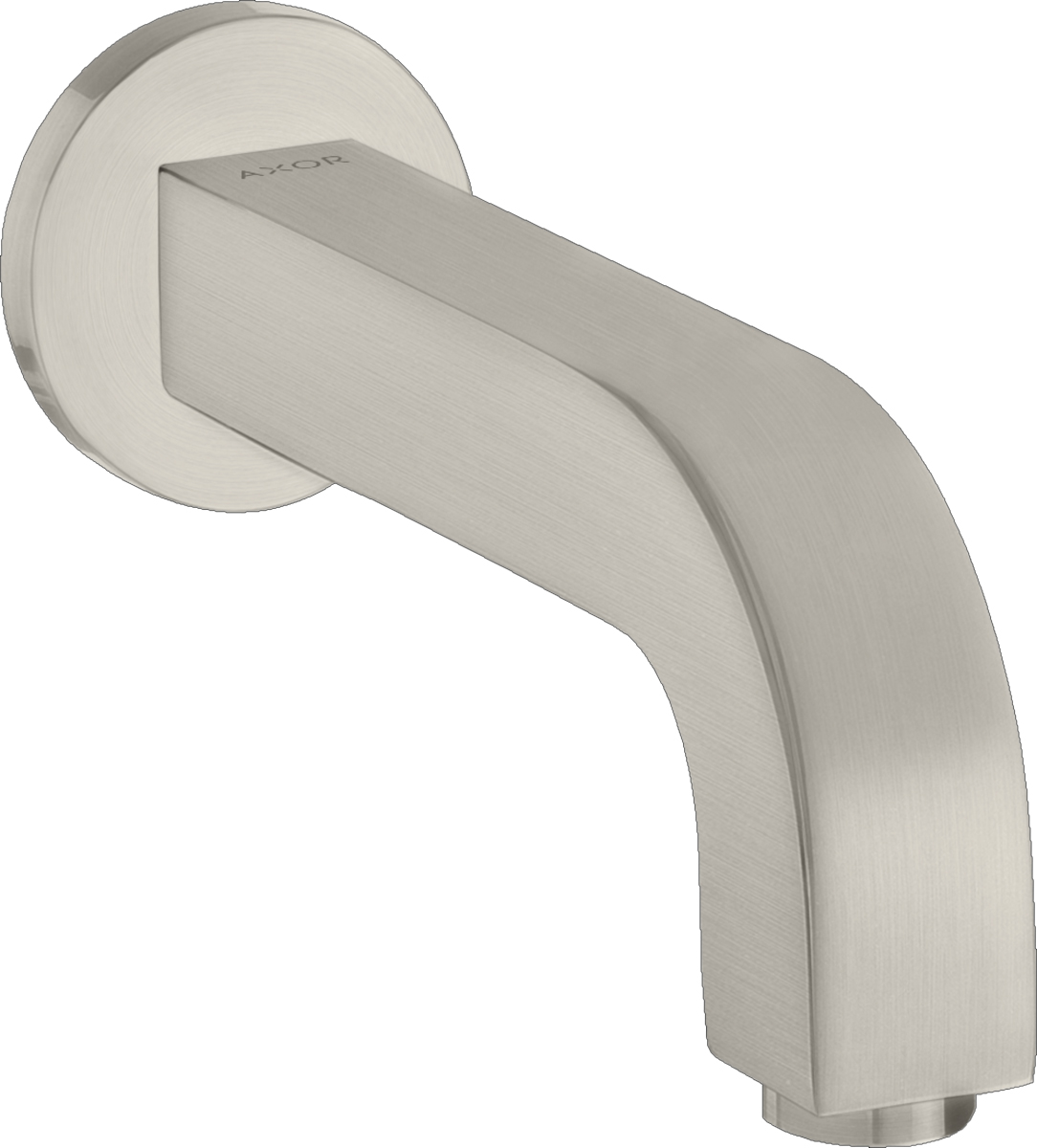 Axor Citterio Излив настенный для ванны 16,5 см, цвет: нержавеющая сталь 39410800