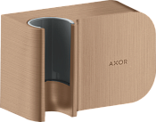 Axor One Porter Шланговое подключение с держателем, цвет: шлифованное розовое золото 45723310