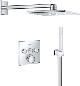 Grohe Grohtherm SmartControl Pro Душевой комплект, душ 31 см, лейка 5,5 см, цвет: хром 34804000