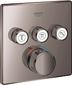 Grohe Grohtherm SmartControl Смеситель для душа, 15,8х4,3хh15,8 см, цвет: темный хром 29126A00