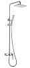 Boheme Venturo Душевая стойка: смеситель, излив, ручной душ, шланг, верхний душ 25 см, цвет: chrome 378