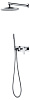 Boheme Spectre Душевой комплект встраиваемый - смеситель, верхний, ручной душ, шланг, цвет: chrome 454-CR