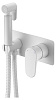 Boheme Spectre Гигиенический душ со смесителем и встраиваемой частью, цвет: matt white 457-MW