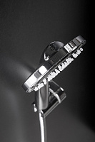 Boheme Spectre Душевая стойка: смеситель, ручной душ 5 видов струи, верхний душ, цвет: gun metall 458-Gm