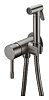 Boheme Uno Гигиенический душ со смесителем и встраиваемой частью, цвет: gun metall 467-GM