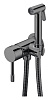 Boheme Uno Гигиенический душ со смесителем и встраиваемой частью, цвет: shine gun metall 467-SGM