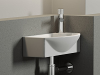 Ceramicanova Element Раковина подвесная 45,5х22 см, без перелива, отв. справа, цвет: белый глянц. CN6038L