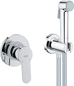 GROHE BauEdge Душ гигиенический 1 вид струи, комплект хром 124898