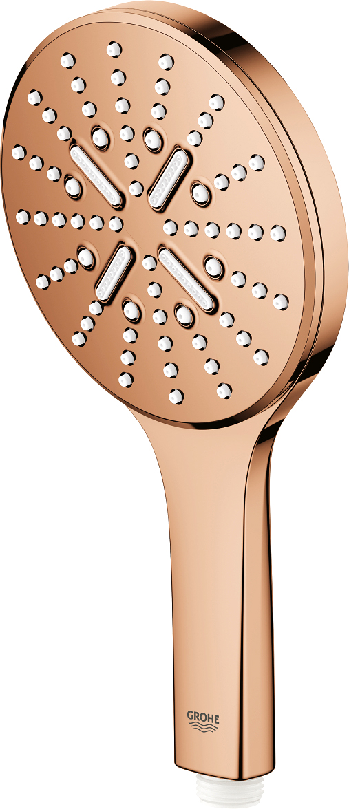 Grohe Rainshower SmartActive 130 Ручной душ, 3 вида струи, цвет: теплый закат 26574DA0