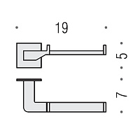 Colombo Design Forever Держатель туалетной бумаги подвесной, цвет: chrome B2908.CR