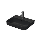 Duravit Happy D.2 Plus Раковина накладная 50x40 см, 1 отв., цвет: матовый антрацит 2360501300