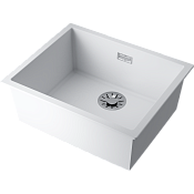 Omoikiri Yamakawa 55-U/I-WH Кухонная мойка Artceramic 55,6x45,6 см, цвет: белый 4993783