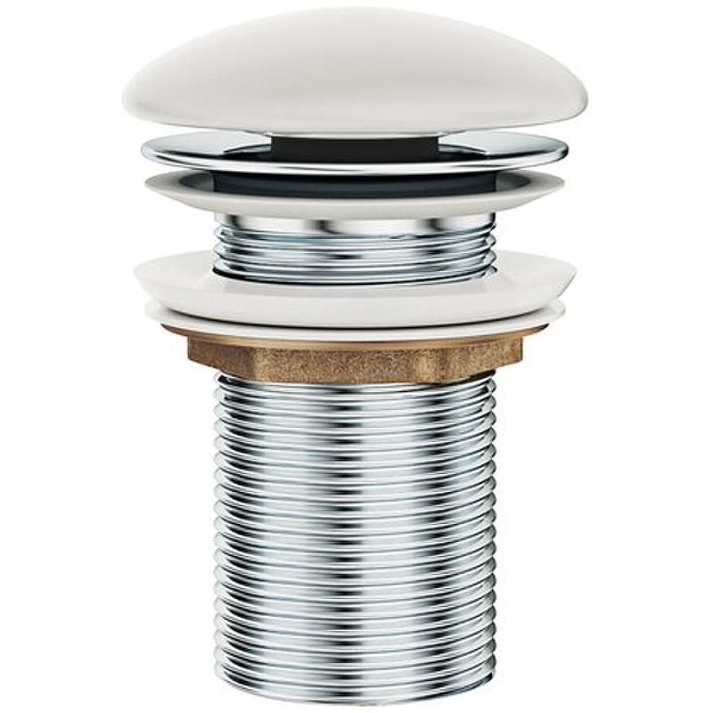 Ravak Слив для раковины с керамической крышкой, цвет: белый X01695