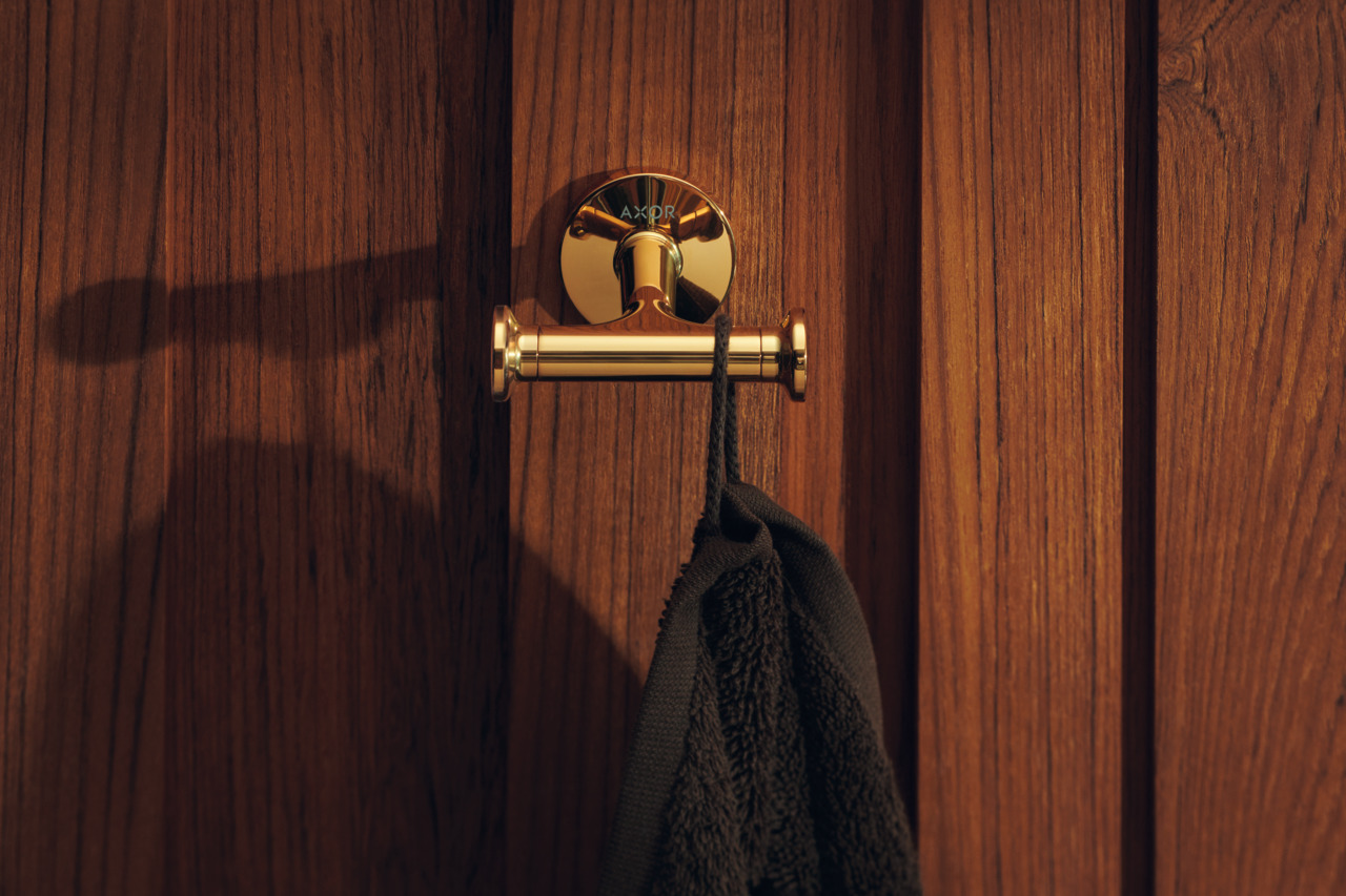 Axor Universal Circular Крючок двойной подвесной, латунь, цвет: матовый черный 42812670