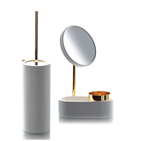 Bertocci Easy Ершик для унитаза напольный, цвет: золото 130 0922 5000