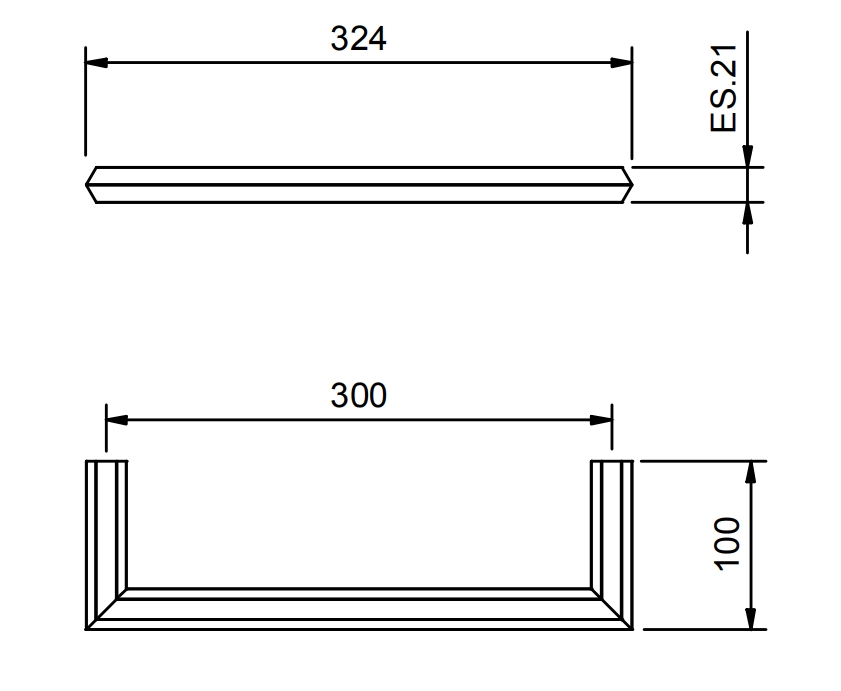 Fantini Venezia Полотенцедержатель 30 см, цвет: хром 94 02 7806