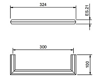 Fantini Venezia Полотенцедержатель 30 см, цвет: хром 94 02 7806