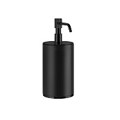 Gessi Venti20 Дозатор для жидкого мыла настольный, с черной колбой, цвет: matte black 65438#299