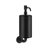 Gessi Venti20 Дозатор для жидкого мыла подвесной, с черной колбой, цвет: matte black 65414#299