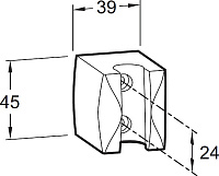 Настенный держатель Jacob Delafon E75063-CP