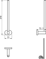 Ravak Chrome CR 420.00 Держатель туалетной бумаги, цвет: хром X07P318