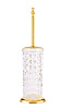 Boheme Imperiale Ершик для унитаза напольный со стеклянной колбой, цвет: gold 10425