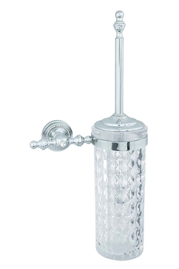 Boheme Brillante Ершик для унитаза подвесной со стеклянной колбой, цвет: chrome 10443