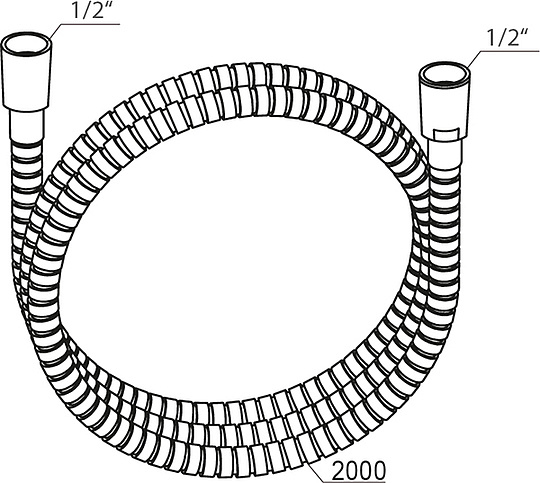 Душевой шланг Ravak 915.02 X07P341