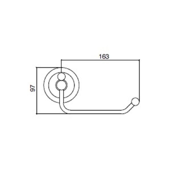 Sbordoni Calla Держатель для туалетной бумаги, цвет бронза KA102MBR