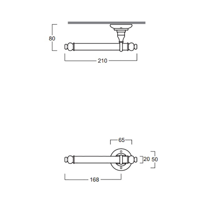 Simas Accessori Victoria Держатель туалетной бумаги, подвесной, цвет: хром глянцевый 260202cr